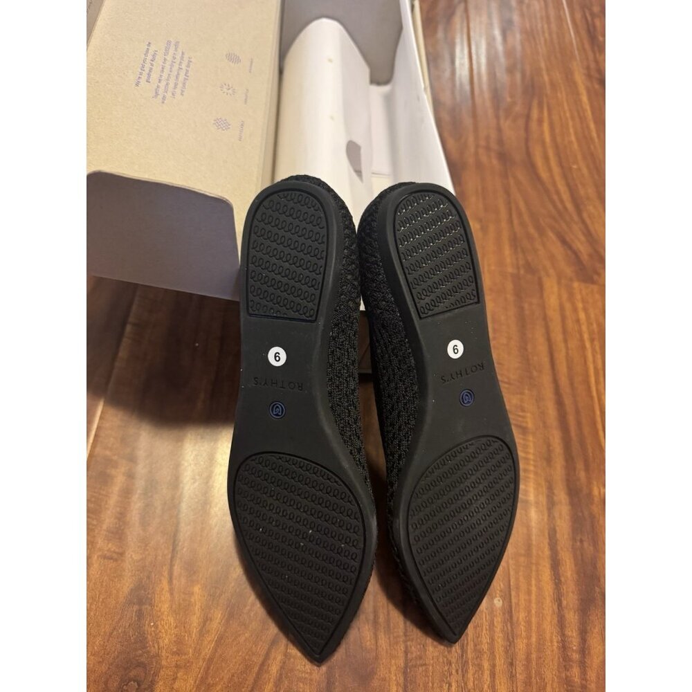 Rothys Flats Womens 9 The Point Honeycomb Slip On Shoes Classic Comfy $155 - Picture 11 of 11